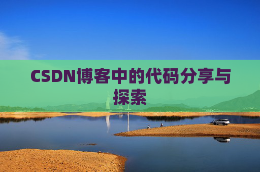 CSDN博客中的代码分享与探索 CSDN博客中的代码分享与探索
